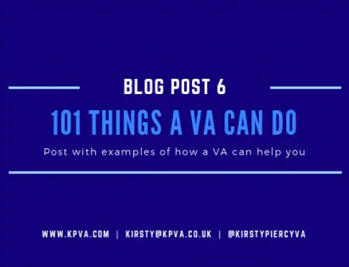 101 things a Virtual Assistant can do